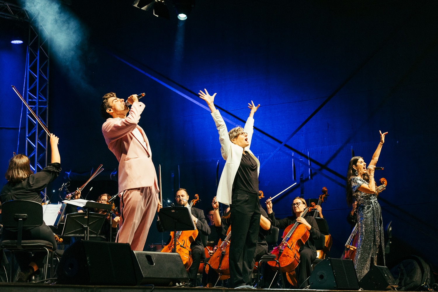 Besucherinnen und Besucher beim Kiwanis Sommer Openair in Eferding