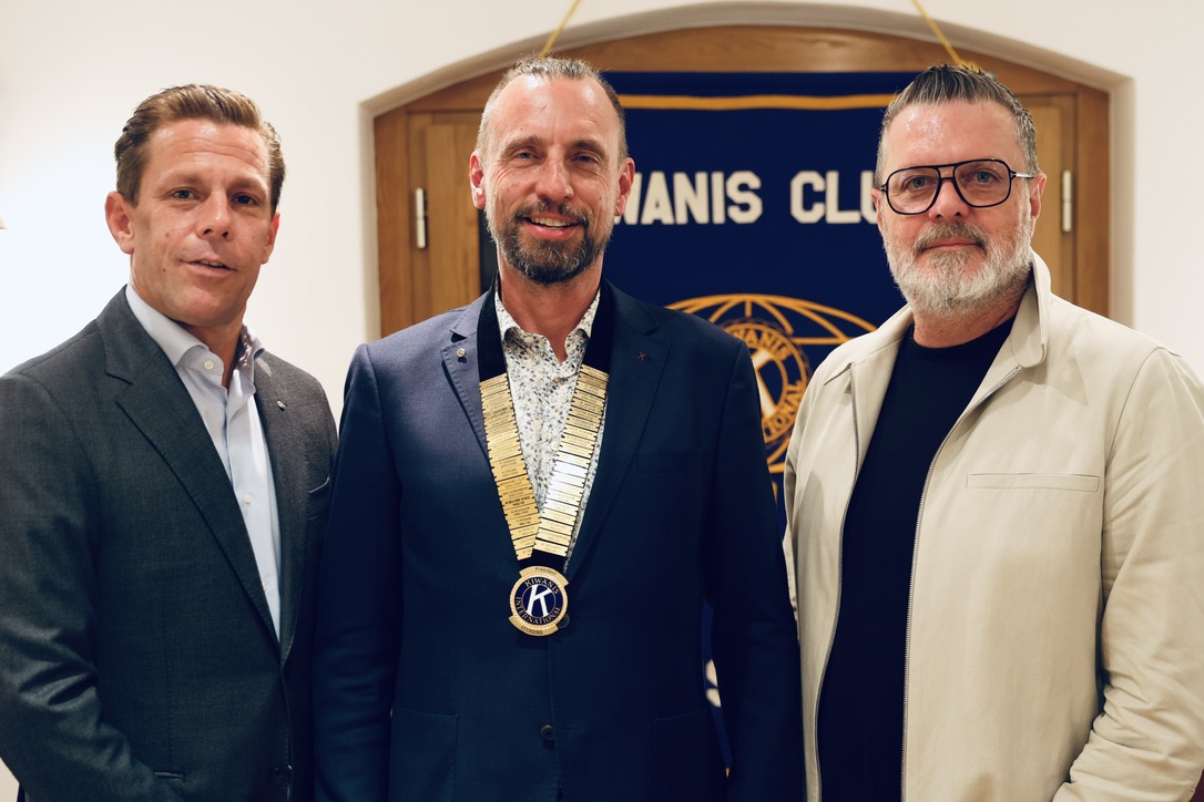 Präsidium 2026/27: links Rainer Wallisch, Schatzmeister; Mitte Thomas Raab, Präsident; rechts Harald Hemmelmayr, Sekretär.