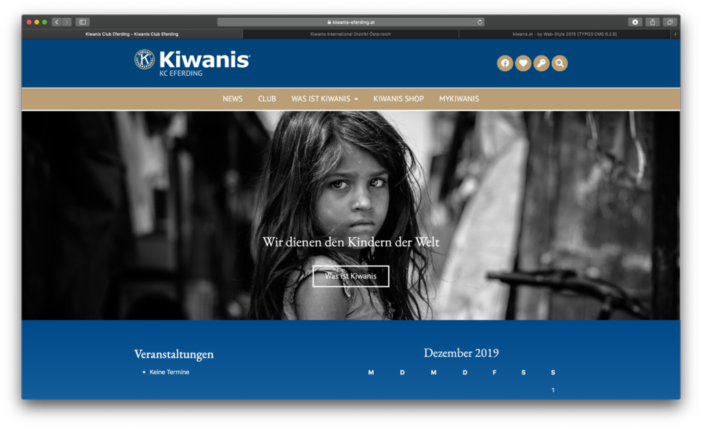 Website Kiwanis Eferding